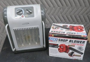 SPACE HEATER PLUS SHOP BLOWER