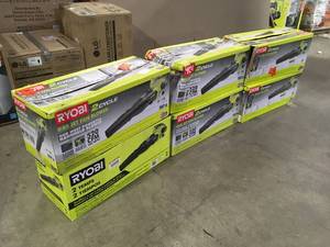 Mix lot of 6 2-Cycle Jet Fan Blowers- Lot of 6 - Customer returns Review all pictures