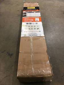 Clopay  Classic Collection 9 ft. x 7 ft. 6.5 R-Value Insulated White Garage Door Customer returns Review all pictures