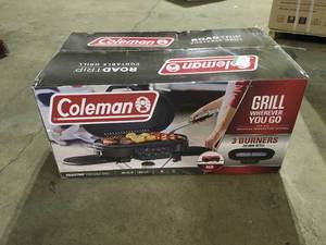 Coleman  RoadTrip 285 Red SU Grill OPEN Box, Review all pictures