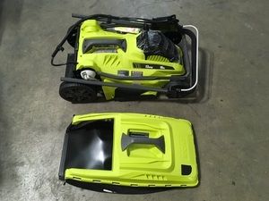RYOBI  16 in. 13 Amp Corded Electric Walk Behind Push Mower, Customer return Review all pictures