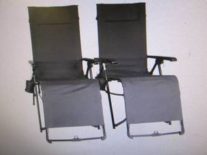 lot 1 image: Ozark Trail Quad Zero Gravity Chair...