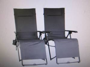 lot 3 image: Ozark Trail Quad Zero Gravity Chair...