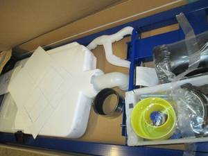 lot 7 image: geberit in wall toilet tank ...