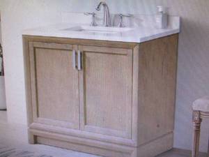lot 12 image: OVE Decors Aysel 36 Bath Vanity...
