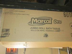 lot 37 image: case of marcal pro jumbo roll bath ...