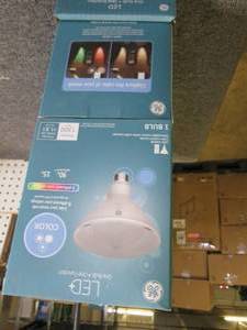 lot 52 image: 6 new overstock GE LED color flood ...
