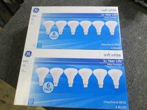 lot 63 image: 2 boxes of 6 soft white indoor floo...