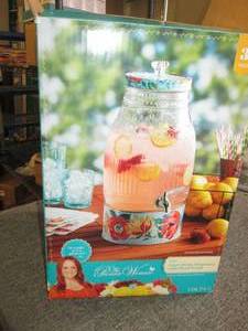 lot 77 image: the pioneer women glass drink dispe...