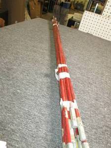 lot 131 image: chimney cleaner brush with extensio...