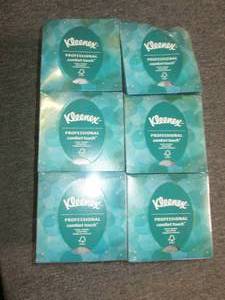 lot 165 image: 6 packages of kleenex some damage ...