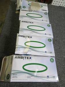lot 167 image: 5 packages of XL exam gloves 100 pe...