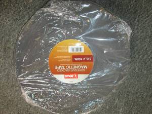 lot 168 image: roll of zeus magnetic tape 1 inch x...