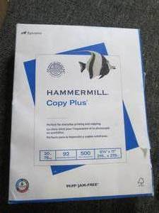 lot 173 image: 5 reams of hammermill copy plus 8.5...