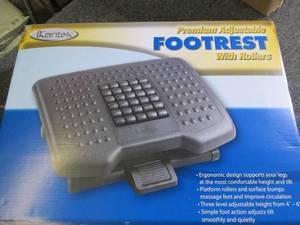 lot 175 image: kantek premium adjustable foot rest...