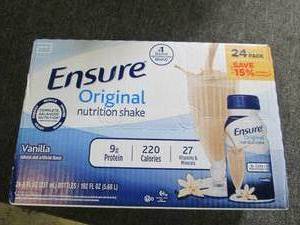 lot 181 image: 24 pack of ensure vanilla best by d...