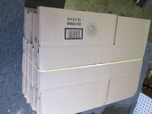 lot 189 image: 25 boxes 12x9x6...