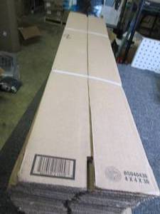 lot 207 image: 25 boxes 4x4x36...