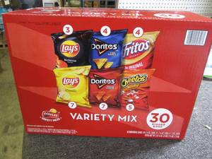 lot 219 image: frito lay variety pack 30 bigger pa...