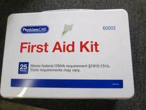 lot 220 image: physicians care first aid kit ...