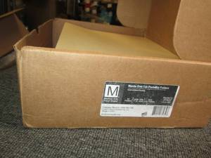 lot 225 image: box of 50 manila end tab pocket fol...