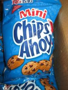 lot 230 image: case of 12  3 oz bags of mini chip...