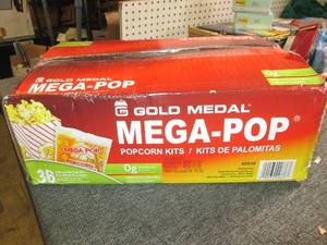 lot 232 image: case of 36 gold medal mega pop-popc...