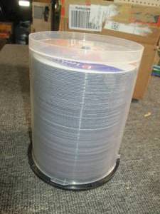 lot 235 image: verbatim 100 pack of printable dvd-...
