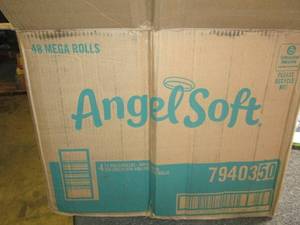 lot 239 image: case of angel soft 48 mega rolls of...