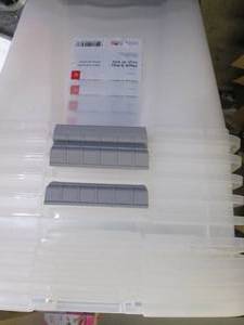 lot 240 image: stack of 6 stack and pull some brok...