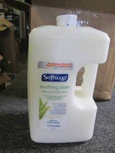 lot 249 image: 21 gallon jugs of softsoap soothin...