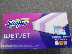 lot 256 image: wet jet 24 mopping heads open bx ...