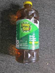 lot 272 image: 3 60fl oz bottles of pine sol ...