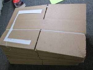 lot 303 image: 25 boxes 14x14x14...