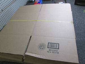 lot 304 image: 25 boxes 12x12x12...