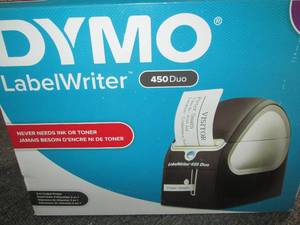 lot 306 image: dymo labelwriter 450 duo ...