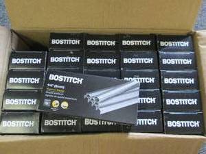 lot 313 image: case of bostitch 14 inch b8 staple...
