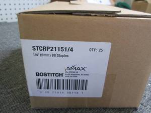 lot 331 image: case of bostitch 14 inch b8 staple...