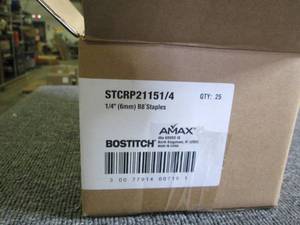 lot 333 image: case of bostitch 14 inch b8 staple...