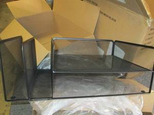 lot 334 image: case of 2 mesh organizers ...