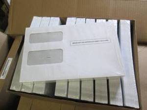 lot 337 image: case of double window envelopes ...