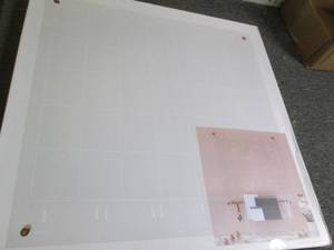 lot 358 image: acrylic monthly wall calendar ...