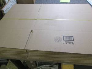 lot 360 image: 20 boxes 21x14x10 ...