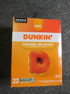 lot 366 image: package of 22 dunkin caramel me cra...