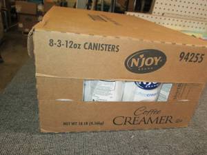 lot 371 image: case of 8-3-12 oz canisters of coff...