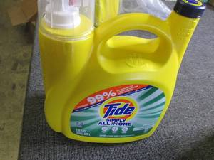 lot 380 image: 128 fl oz of tide simply all in one...