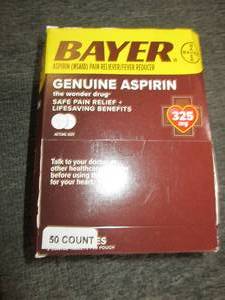 lot 383 image: package of bayer genuine aspirin 32...