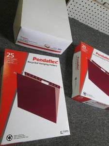 lot 399 image: box of folders and more...