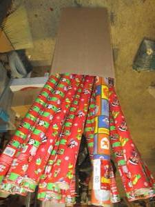 lot 428 image: 20 rolls of gift wrap ...
