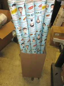 lot 429 image: 16 rolls of gift wrap ...